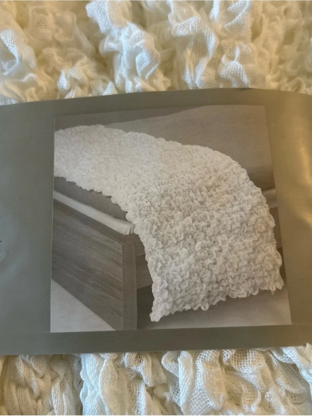 IKEA Ofelia Bed Sheet Cover Blanket 51 x 67 inch 130x170 cm Cream New
